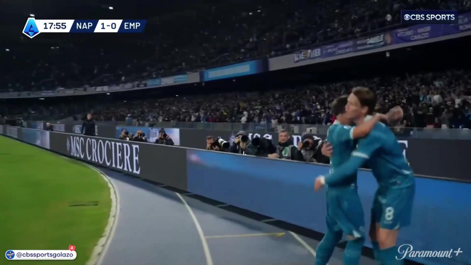 完美進球！麥克托米奈中場帶球一條龍外圍勁射破門！